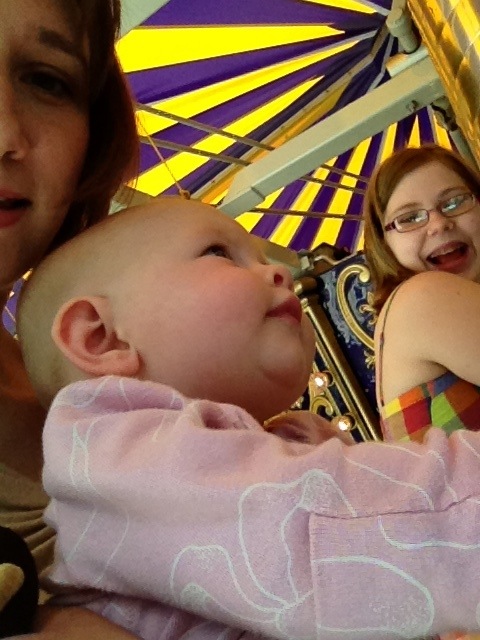 Allie on a Carousel