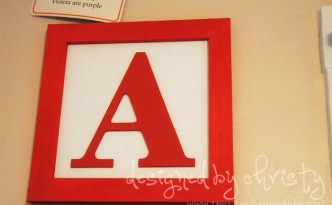 Wooden Block Wall Hanging A | www.inklingsandyarns.com