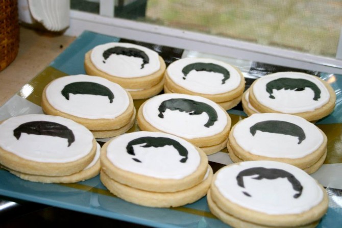 Beatles Birthday Party Cookies | www.inklingsandyarns.com