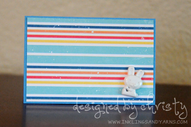 Striped Note Card | www.inklingsandyarns.com