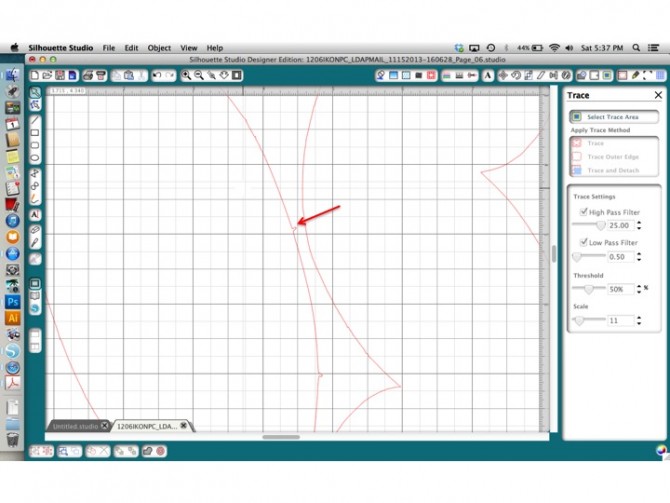 Uneven Tracing in Silhouette Studio | www.inklingsandyarns.com