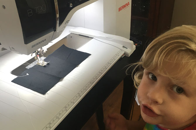 Allie Sews on Bernina 790