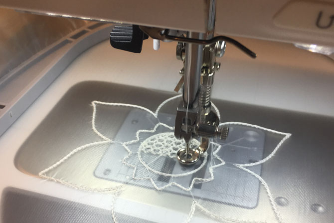 Bernina 790 in action