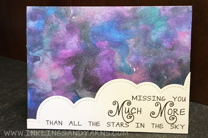 Missing You Watercolor Card