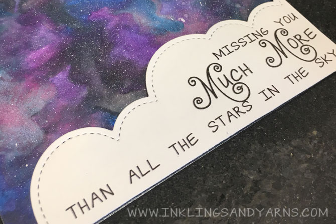 watercolor galaxy card