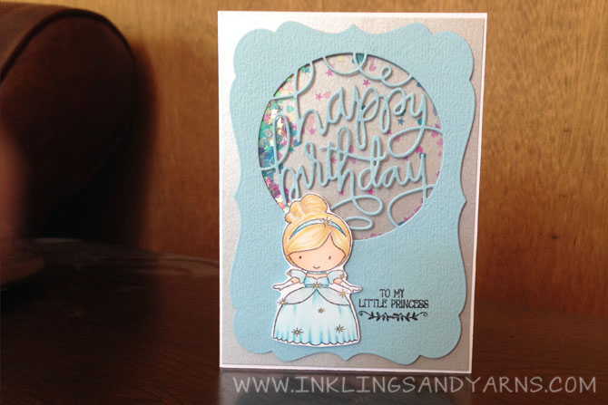 Cinderella Shaker Card