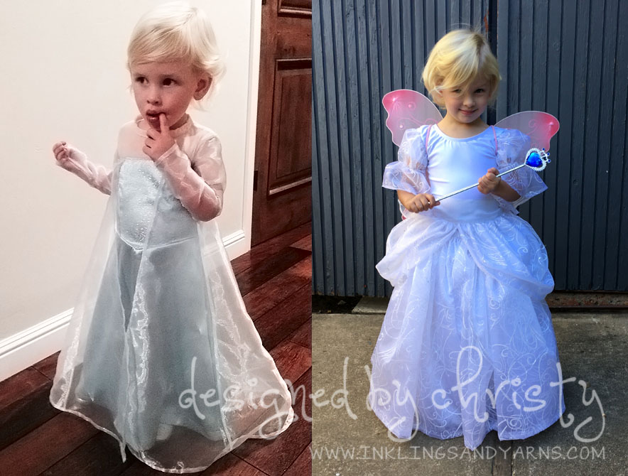 Elsa and Fairy Godmother Costumes